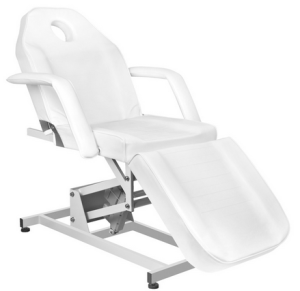 FOTEL KOSMETYCZNY ELEKTR. AZZURRO 673A 1 SILN. BIAŁY 