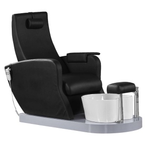 FOTEL SPA DO PEDICURE AZZURRO 016P CZARNY Z HYDROMASAŻEM