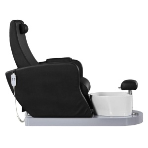 FOTEL SPA DO PEDICURE AZZURRO 016P CZARNY Z HYDROMASAŻEM