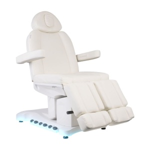 FOTEL KOSMETYCZNY ELEKTR. AZZURRO 708BS PEDI PRO EXCLUSIVE 3 SILN. PODGRZEWANY
