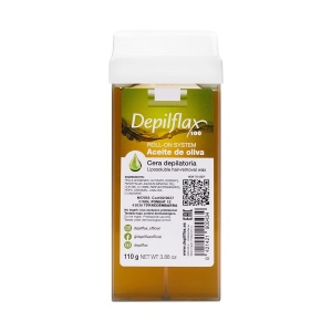 Depilflax 100 wosk do depilacji rolka oliwkowy 110 