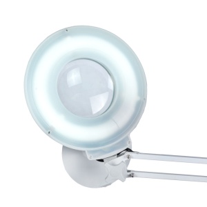 Lampa z lupą powiększającą 5 dioptri