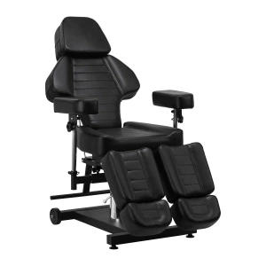 Fotel hydrauliczny do tatuażu Pro Ink 601A czarny