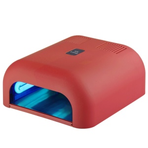 Lampa UV 36W Timer Guma RED z wysuwanym dnem