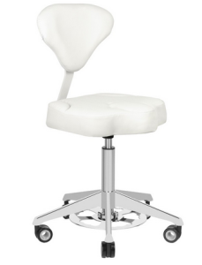  TABORET KOSMETYCZNY AZZURRO 156F BUMP-UP BIAŁY