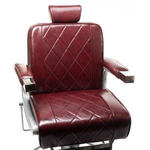 Fotel barberski ODYS BH-31825M Wiśniowy
