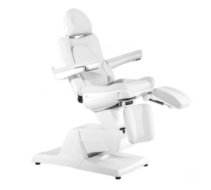 FOTEL KOSMETYCZNY ELEKTR. AZZURRO 870S PEDI - BIAŁY