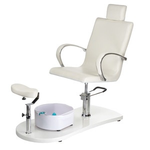 Fotel do pedicure z masażerem stóp