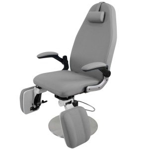 FOTEL PODOLOGICZNY HYDRAULICZNY AZZURRO 713A SZARY