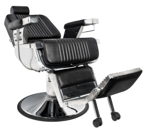 GABBIANO FOTEL BARBERSKI ROYAL CZARNY 