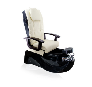 FOTEL PEDICURE SPA TS1204 ECRU/BLACK Z FUNKCJĄ MASAŻU