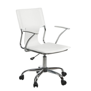 Ergonomiczny fotel biurowy biały
